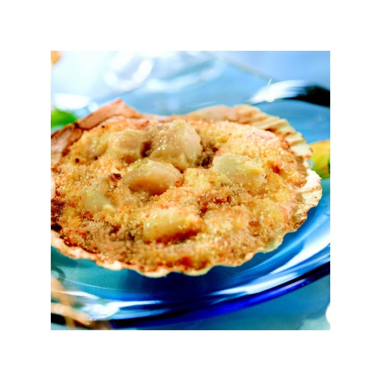 4 Coquilles Saint Jacques Sauce au Chardonnay 4 Coquilles Saint Jacques Sauce au Chardonnay